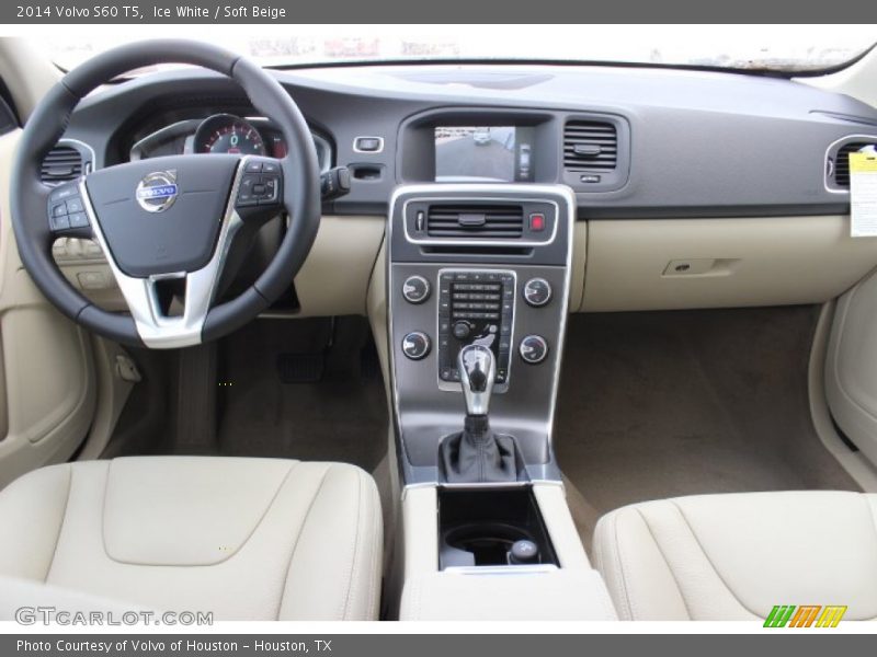 Ice White / Soft Beige 2014 Volvo S60 T5