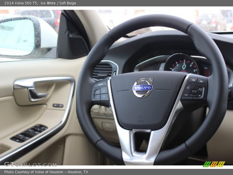 Ice White / Soft Beige 2014 Volvo S60 T5