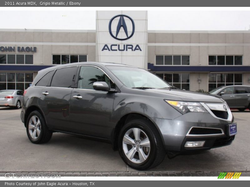 Grigio Metallic / Ebony 2011 Acura MDX