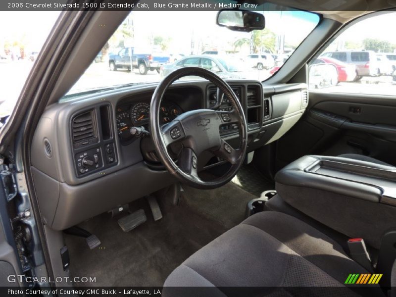 Blue Granite Metallic / Medium Gray 2006 Chevrolet Silverado 1500 LS Extended Cab