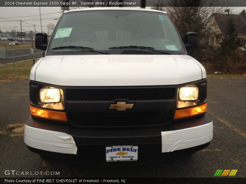 Summit White / Medium Pewter 2014 Chevrolet Express 1500 Cargo WT