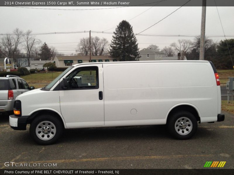 Summit White / Medium Pewter 2014 Chevrolet Express 1500 Cargo WT