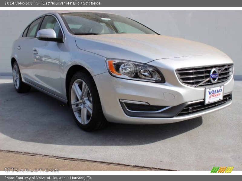 Electric Silver Metallic / Soft Beige 2014 Volvo S60 T5