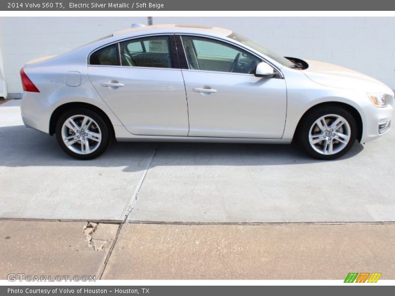 Electric Silver Metallic / Soft Beige 2014 Volvo S60 T5