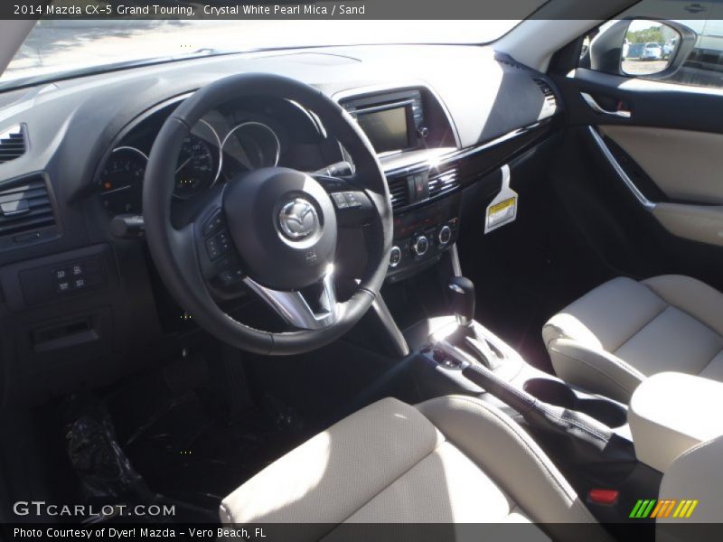 Sand Interior - 2014 CX-5 Grand Touring 