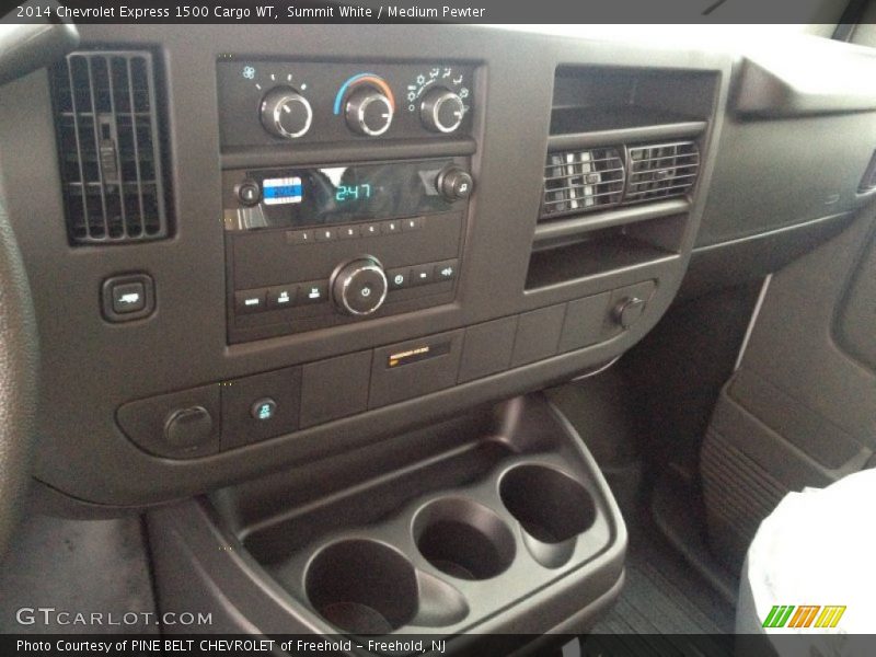 Summit White / Medium Pewter 2014 Chevrolet Express 1500 Cargo WT