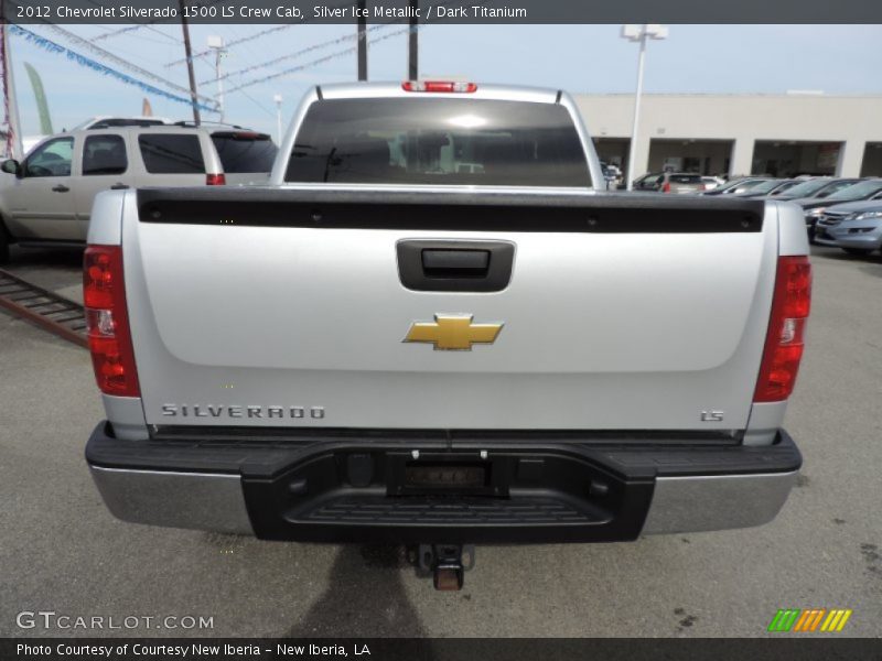 Silver Ice Metallic / Dark Titanium 2012 Chevrolet Silverado 1500 LS Crew Cab