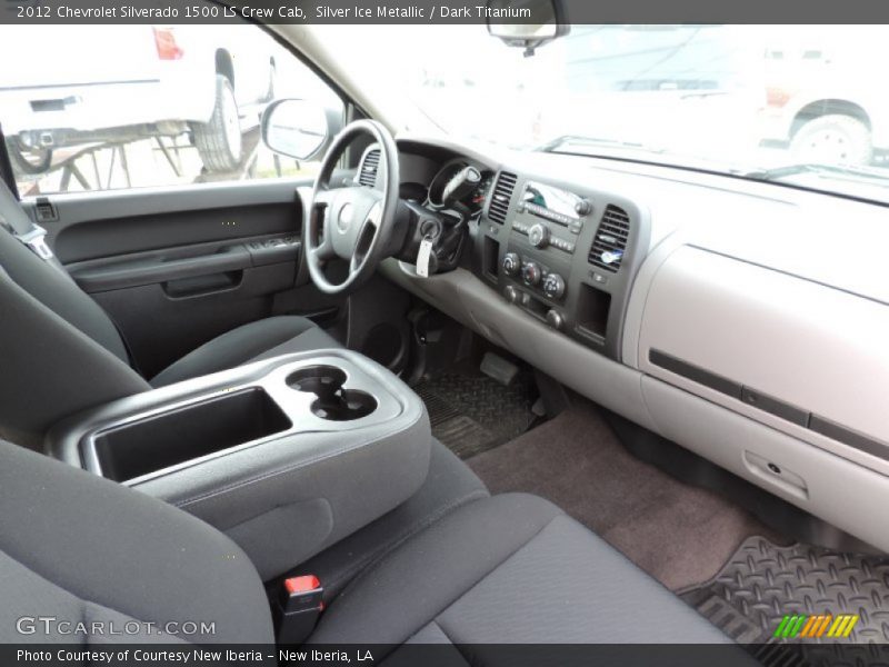 Silver Ice Metallic / Dark Titanium 2012 Chevrolet Silverado 1500 LS Crew Cab