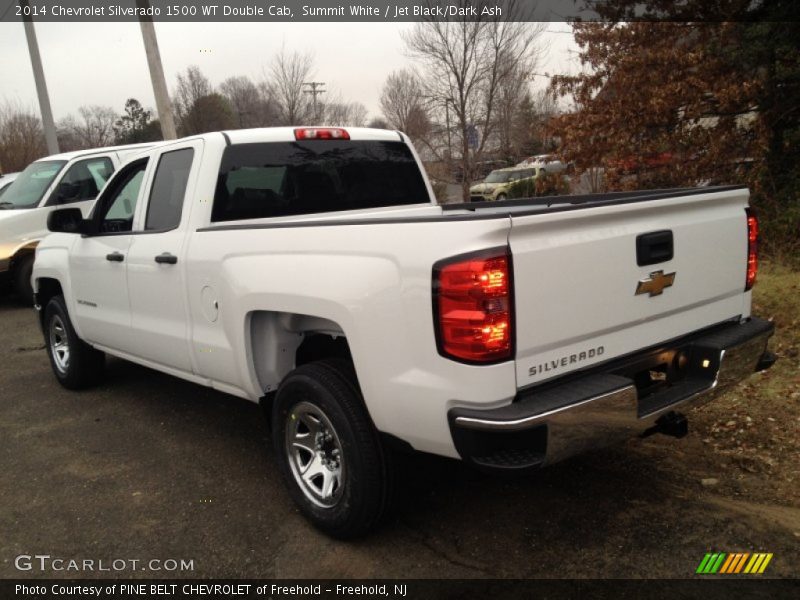 Summit White / Jet Black/Dark Ash 2014 Chevrolet Silverado 1500 WT Double Cab
