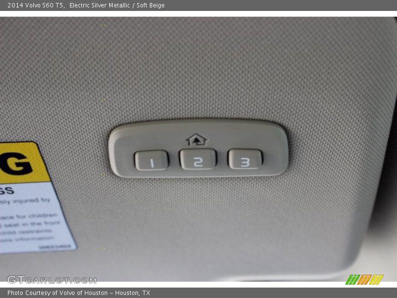 Electric Silver Metallic / Soft Beige 2014 Volvo S60 T5