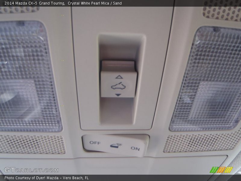 Crystal White Pearl Mica / Sand 2014 Mazda CX-5 Grand Touring
