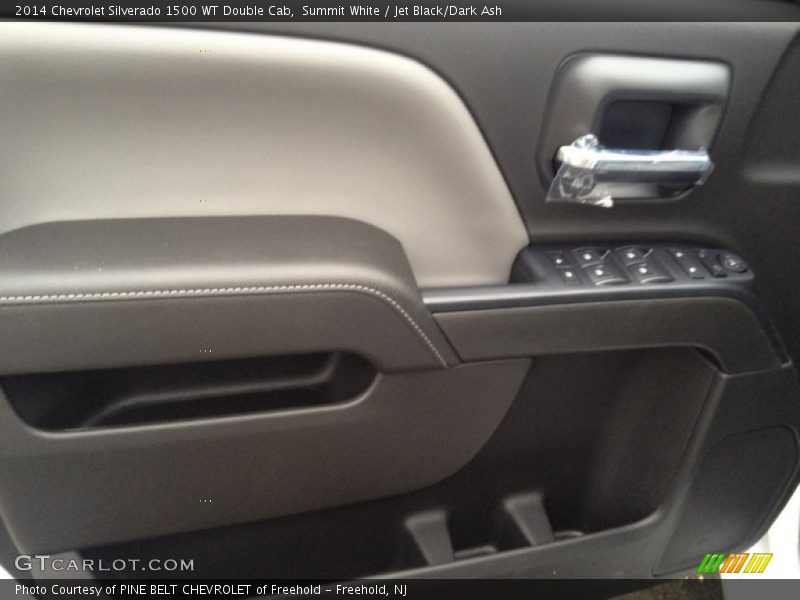 Summit White / Jet Black/Dark Ash 2014 Chevrolet Silverado 1500 WT Double Cab