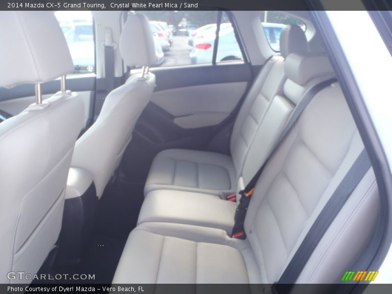 Crystal White Pearl Mica / Sand 2014 Mazda CX-5 Grand Touring