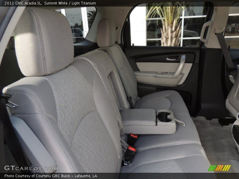 Summit White / Light Titanium 2012 GMC Acadia SL