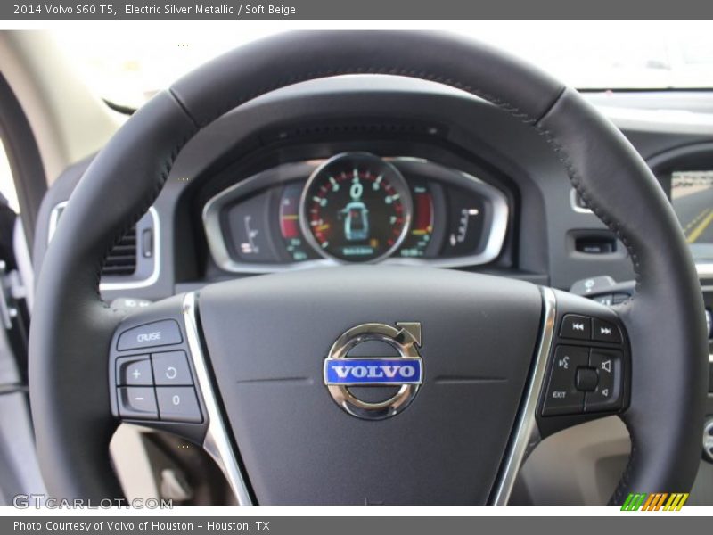 Electric Silver Metallic / Soft Beige 2014 Volvo S60 T5