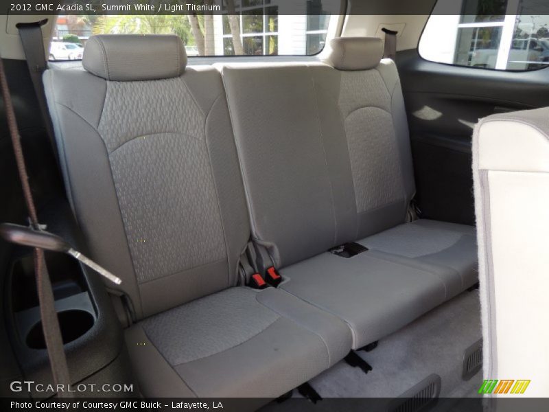 Summit White / Light Titanium 2012 GMC Acadia SL