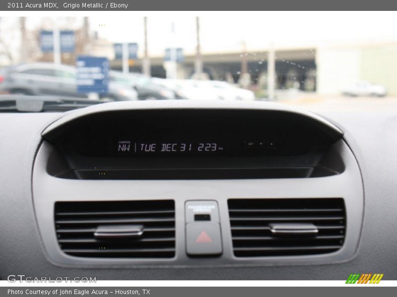 Grigio Metallic / Ebony 2011 Acura MDX