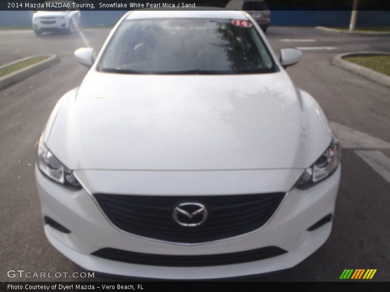 Snowflake White Pearl Mica / Sand 2014 Mazda MAZDA6 Touring