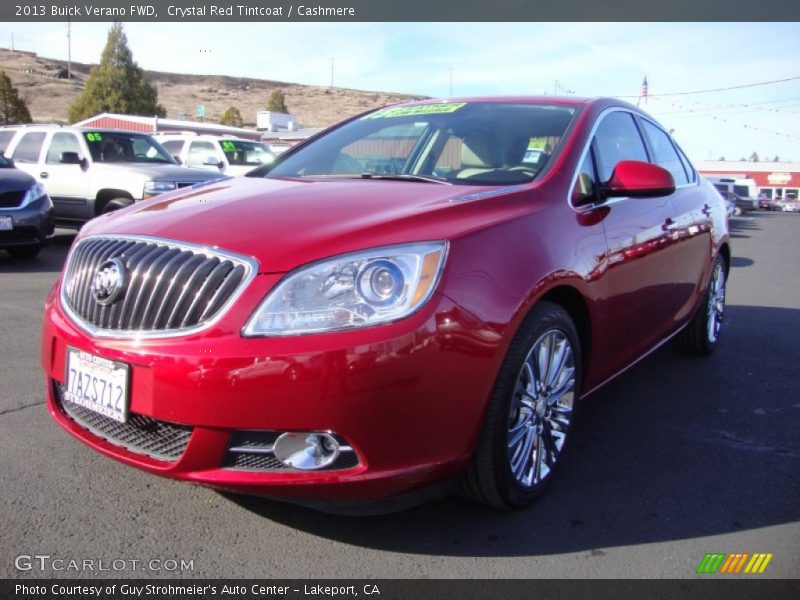Crystal Red Tintcoat / Cashmere 2013 Buick Verano FWD