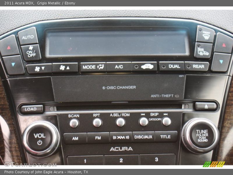 Grigio Metallic / Ebony 2011 Acura MDX