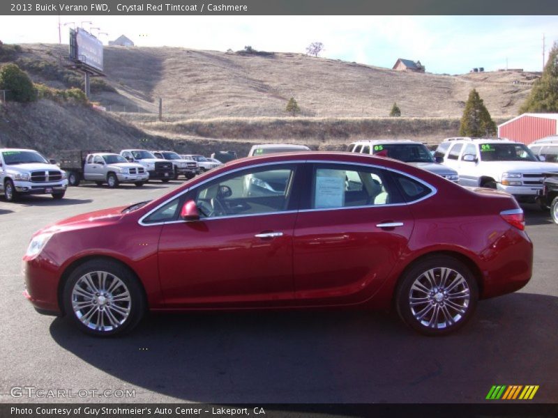 Crystal Red Tintcoat / Cashmere 2013 Buick Verano FWD