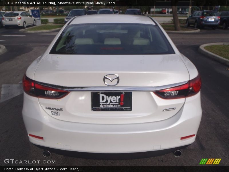 Snowflake White Pearl Mica / Sand 2014 Mazda MAZDA6 Touring