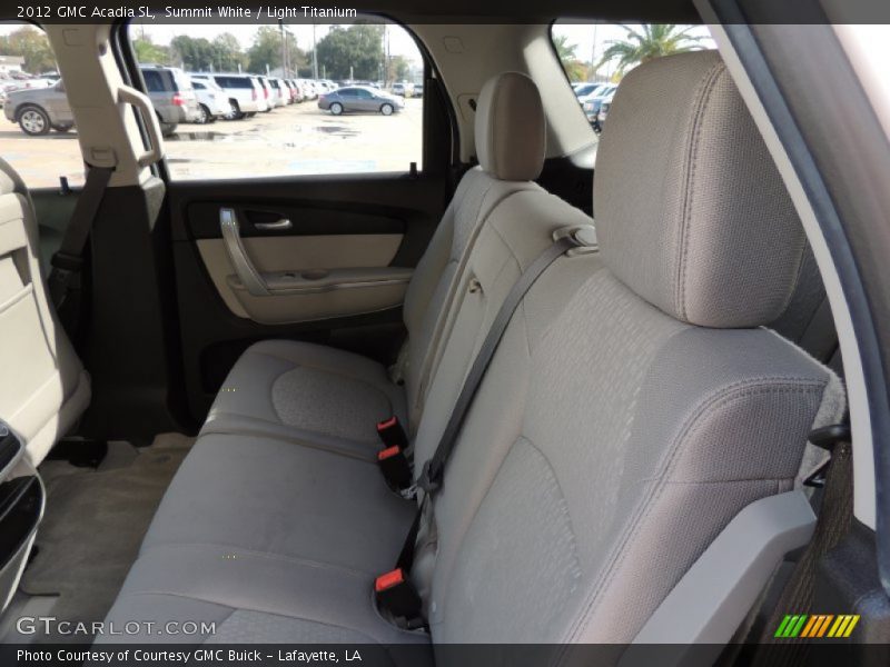 Summit White / Light Titanium 2012 GMC Acadia SL