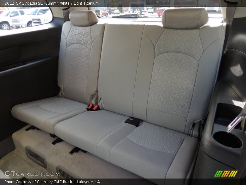 Summit White / Light Titanium 2012 GMC Acadia SL