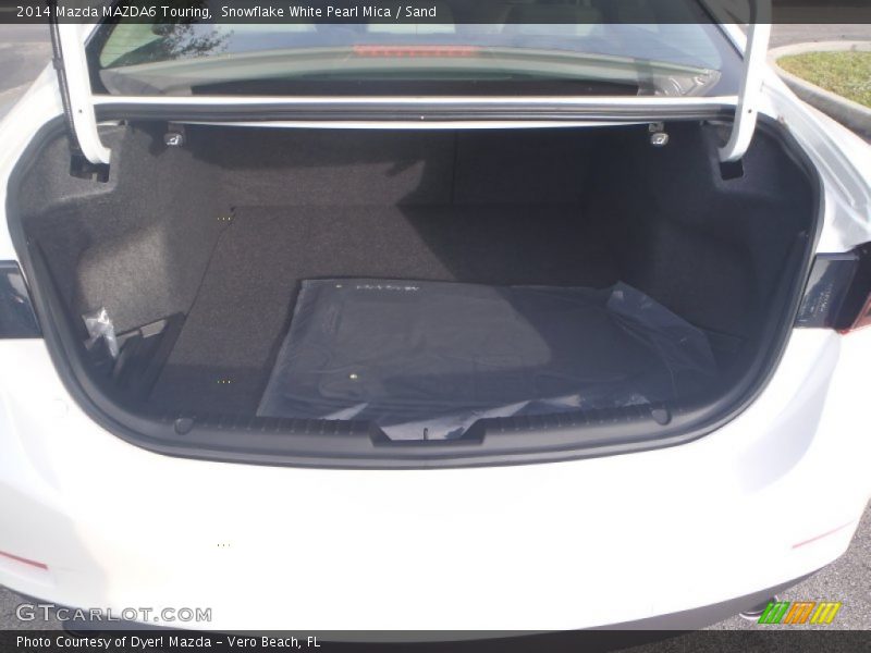 Snowflake White Pearl Mica / Sand 2014 Mazda MAZDA6 Touring