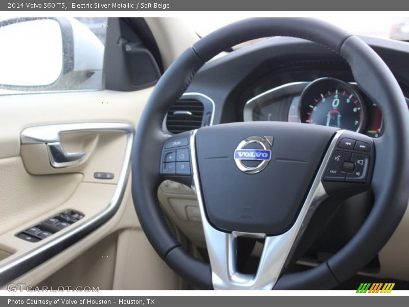 Electric Silver Metallic / Soft Beige 2014 Volvo S60 T5