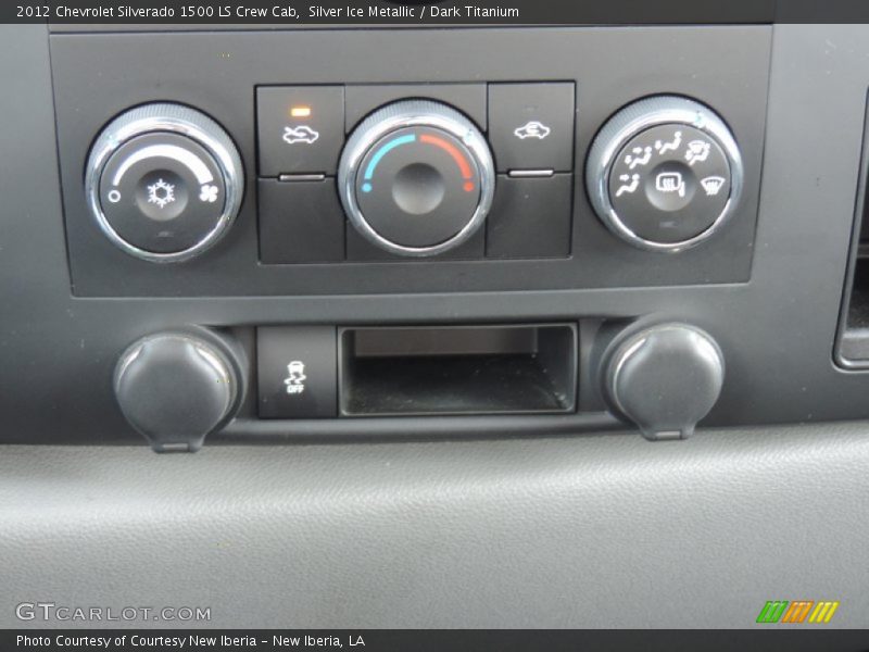Silver Ice Metallic / Dark Titanium 2012 Chevrolet Silverado 1500 LS Crew Cab