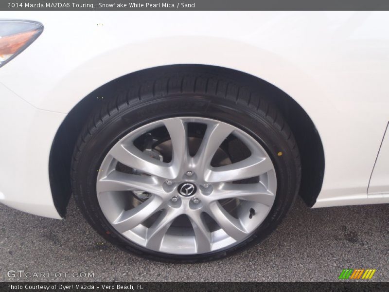 Snowflake White Pearl Mica / Sand 2014 Mazda MAZDA6 Touring