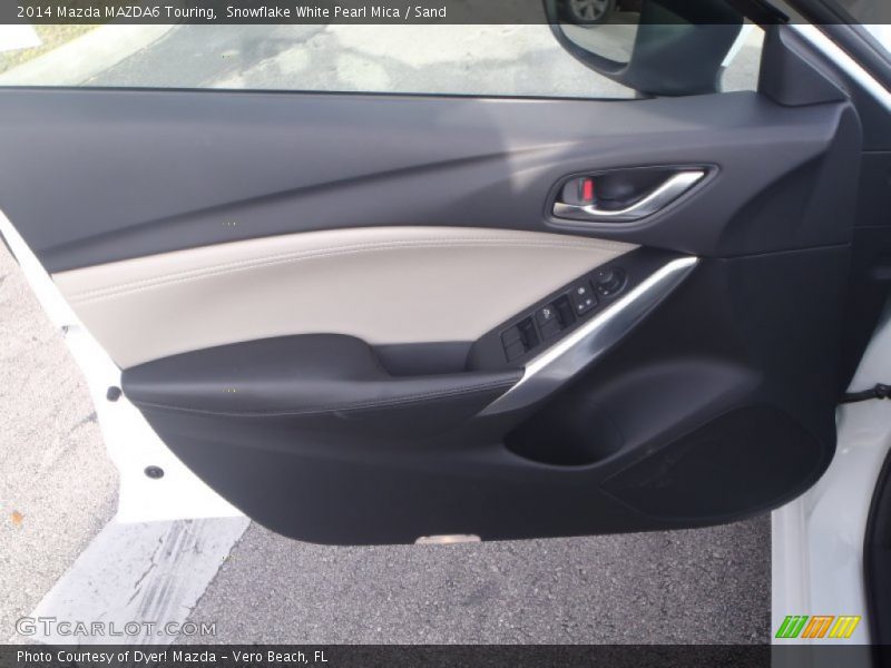 Snowflake White Pearl Mica / Sand 2014 Mazda MAZDA6 Touring