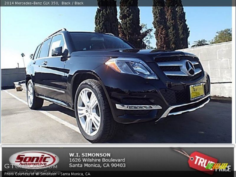 Black / Black 2014 Mercedes-Benz GLK 350