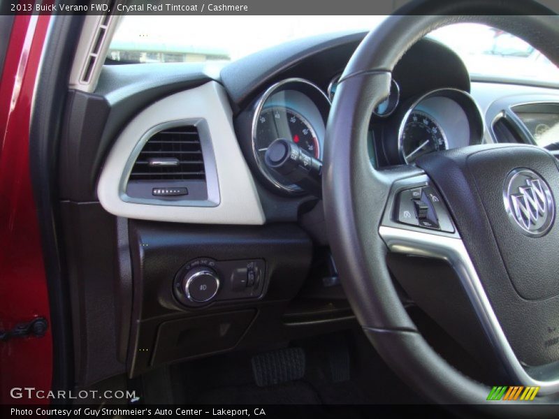 Crystal Red Tintcoat / Cashmere 2013 Buick Verano FWD