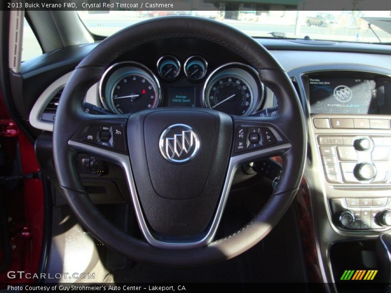 Crystal Red Tintcoat / Cashmere 2013 Buick Verano FWD