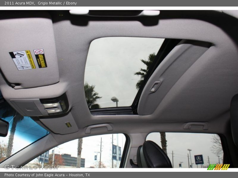Grigio Metallic / Ebony 2011 Acura MDX