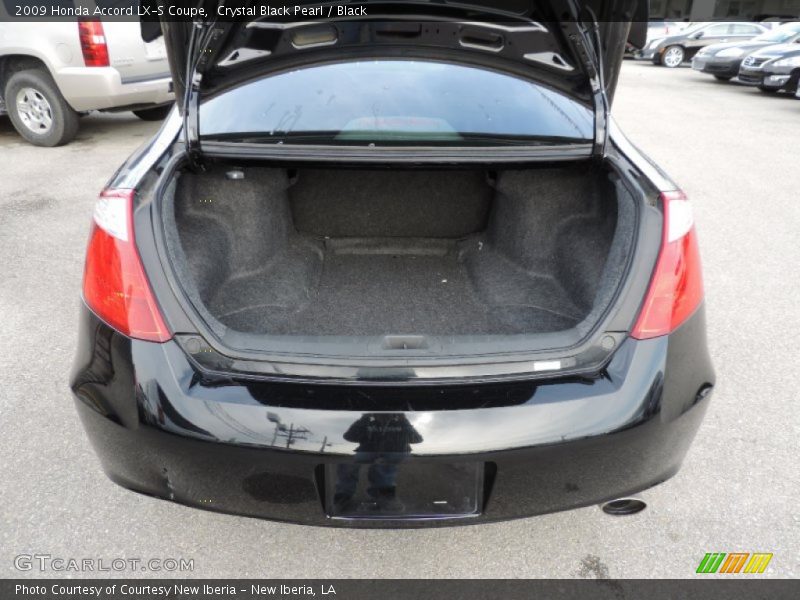 Crystal Black Pearl / Black 2009 Honda Accord LX-S Coupe
