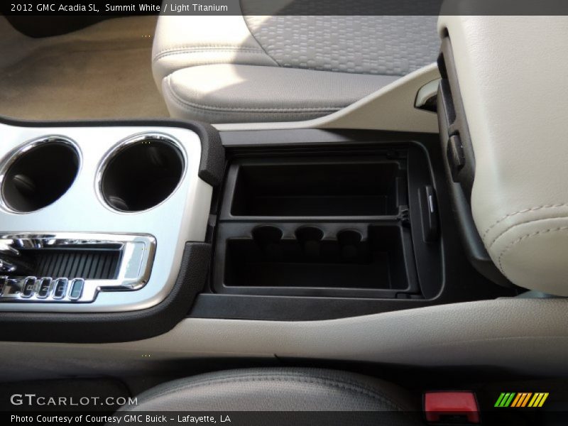 Summit White / Light Titanium 2012 GMC Acadia SL