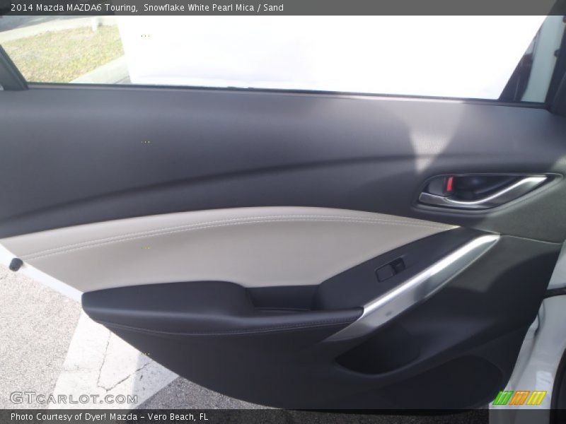 Snowflake White Pearl Mica / Sand 2014 Mazda MAZDA6 Touring