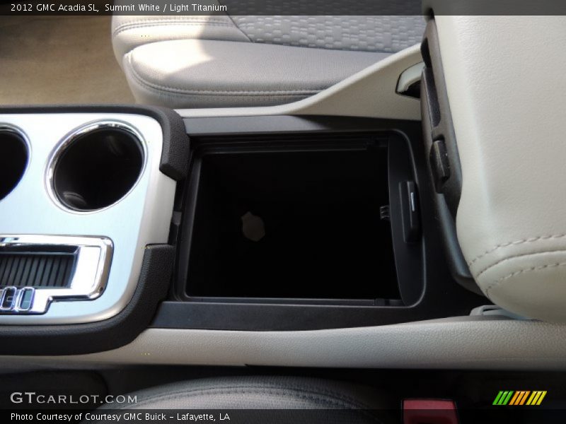 Summit White / Light Titanium 2012 GMC Acadia SL