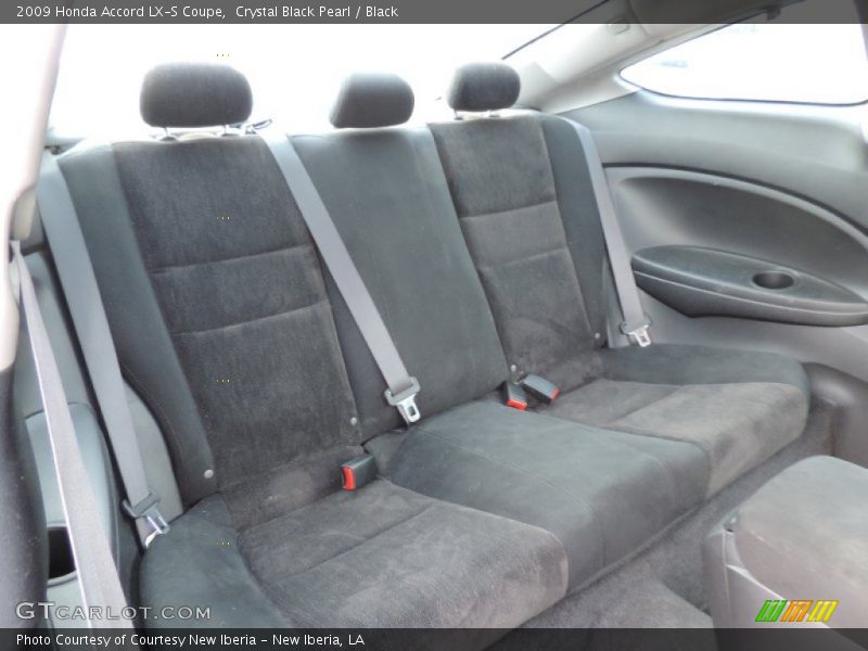 Crystal Black Pearl / Black 2009 Honda Accord LX-S Coupe