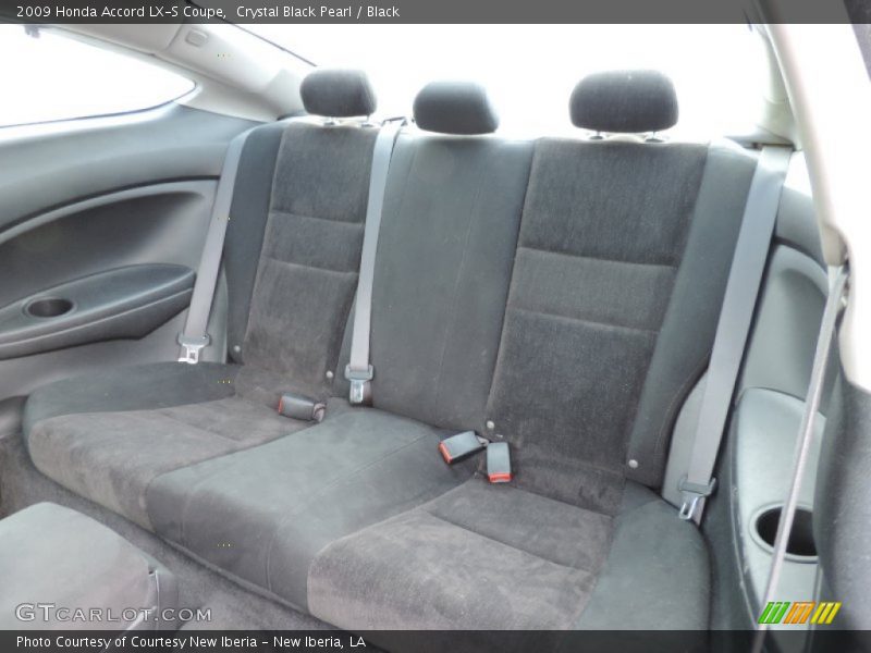 Crystal Black Pearl / Black 2009 Honda Accord LX-S Coupe