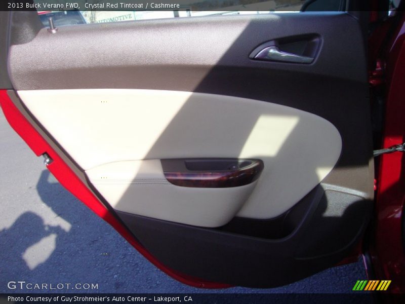 Crystal Red Tintcoat / Cashmere 2013 Buick Verano FWD