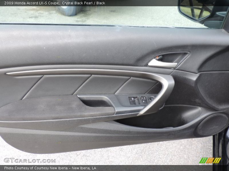 Crystal Black Pearl / Black 2009 Honda Accord LX-S Coupe