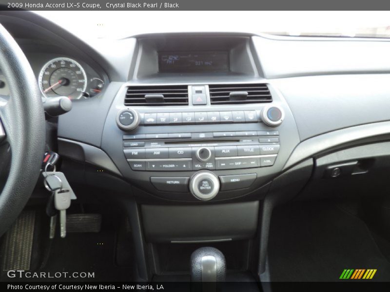 Crystal Black Pearl / Black 2009 Honda Accord LX-S Coupe