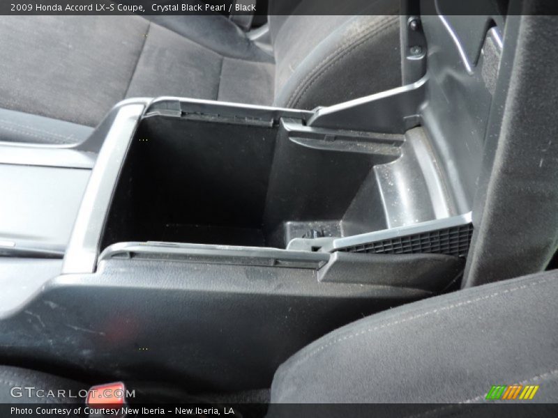 Crystal Black Pearl / Black 2009 Honda Accord LX-S Coupe