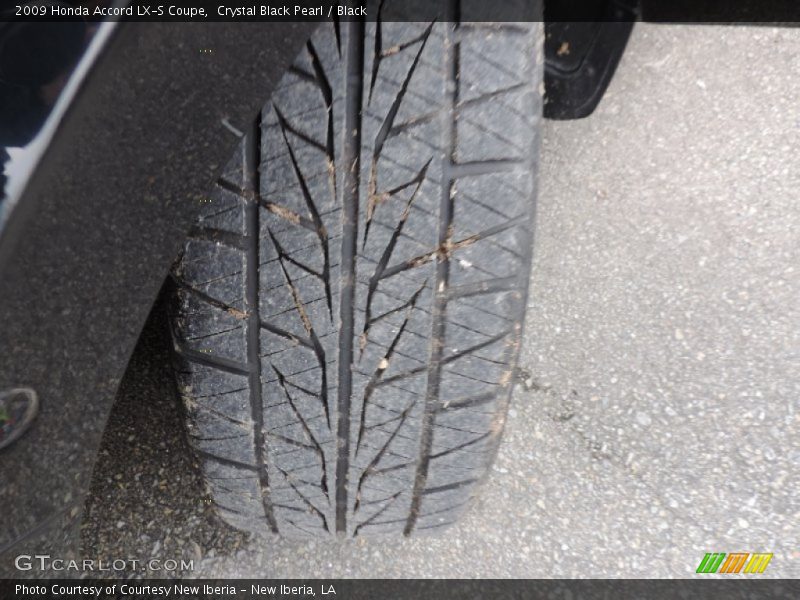 Crystal Black Pearl / Black 2009 Honda Accord LX-S Coupe