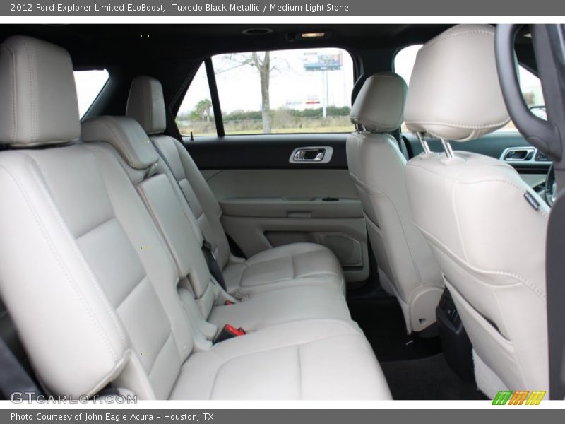 Tuxedo Black Metallic / Medium Light Stone 2012 Ford Explorer Limited EcoBoost