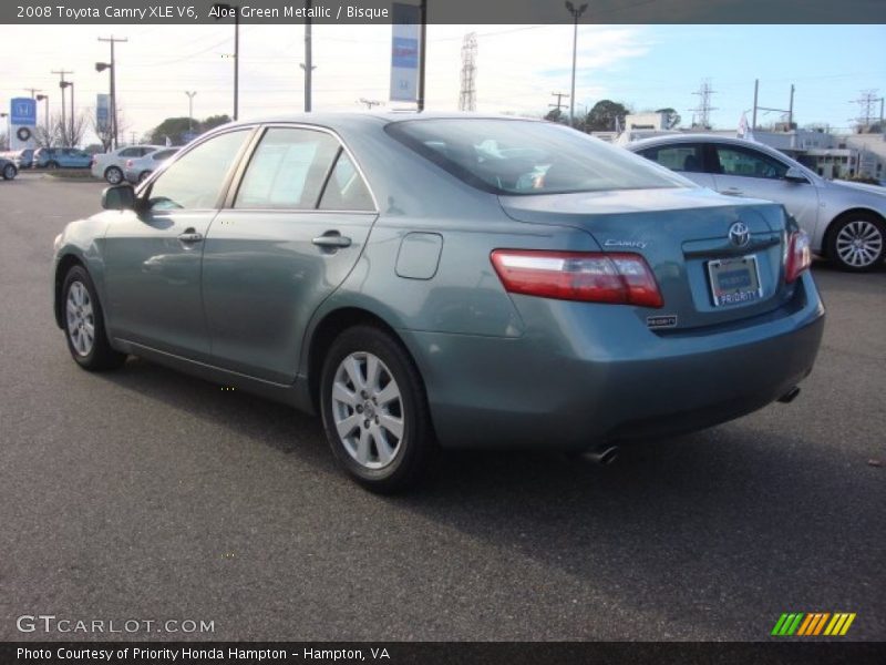Aloe Green Metallic / Bisque 2008 Toyota Camry XLE V6